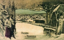 Humpolec, reklamní pohlednice